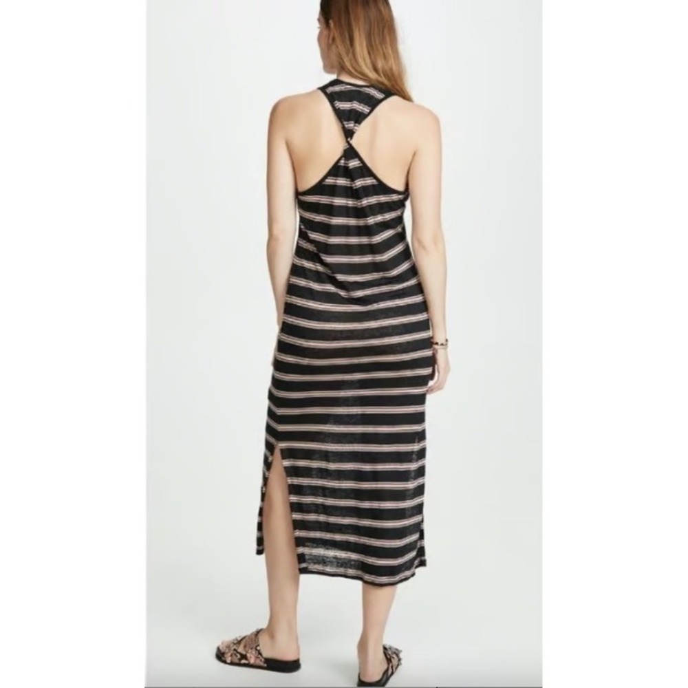 Joie Brellen Linen Twist Back Dress XS | Striped Resort Vacation Dress $228 - Picture 6 of 10